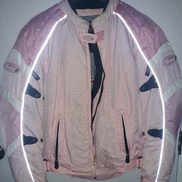 COPY - CORTECH LRX Pink/White Motorcycle Riding Jacket Women’s Sz Large 12-14 - Picture 1 of 2